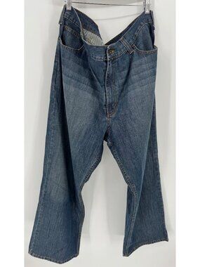 626 Blue Vintage Mens Wide-Leg Denim Jeans Size 44